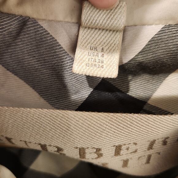 Burberry Cherrymore Heritage cotton tan trench coat size 4 - Picture 16 of 16